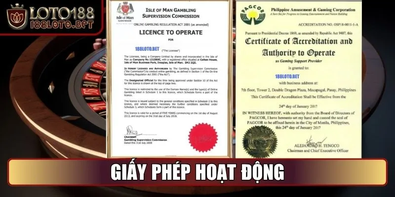 188loto - Nhà Cái Uy Tín, Link Mới Nhất 2025, Ưu Đãi Hấp Dẫn 10 Giấy phép hoạt động