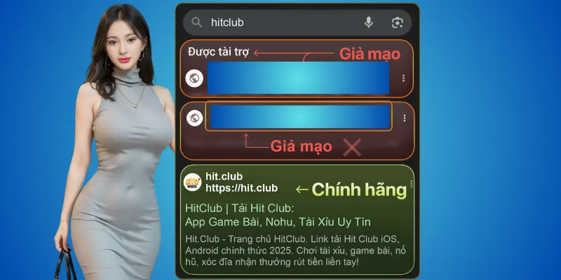 Truy cập đúng Hit.club Hitclub